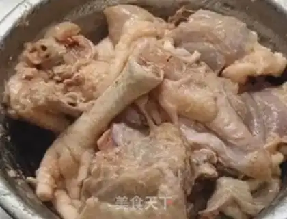 Make Fresh salt chicken step 1