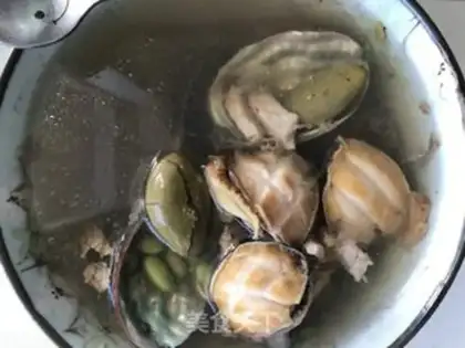 Make Abalone olive skinny broth step 2