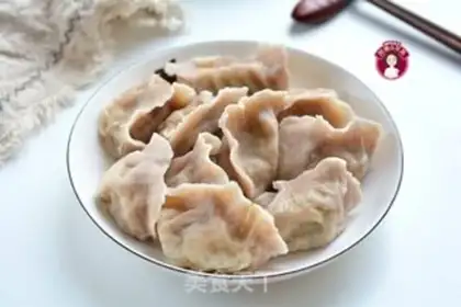 Make Egg cabbage brown wheat dumplings step 13