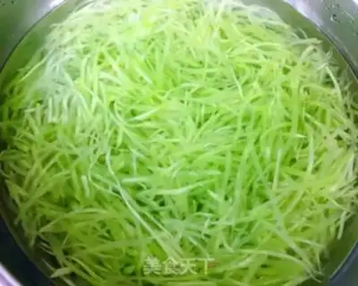 Make Weenie fried silk step 2