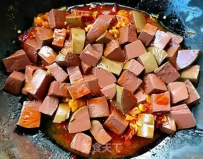 Make Sour duck blood step 6