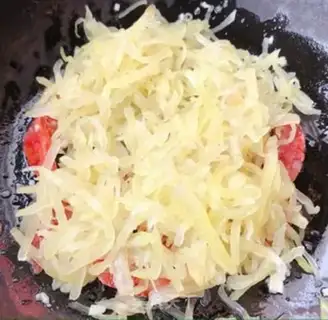 Make Weenie fried silk step 6
