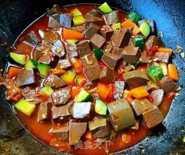 Make Sour duck blood step 10