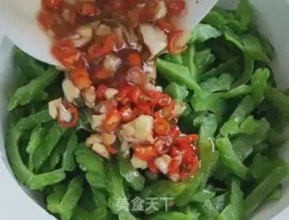Make Emerald bitter melon step 5