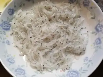 Make White fish, three eggs step 0