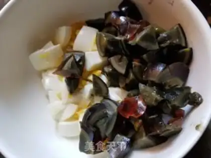 Make White fish, three eggs step 1