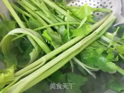 Make Celery pepper dumplings step 1