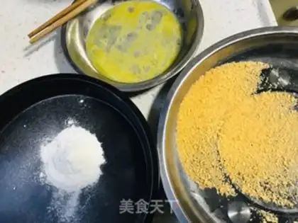 Make Fried cod step 1