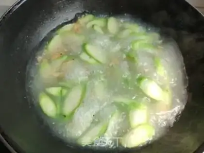 Make Smelt eggs with noodle soup step 7