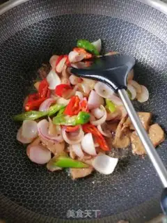 Make Onion fried liver step 4