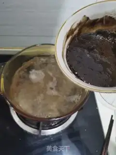 Make The yogurt hit the black powder step 3