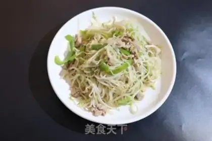Make Pepper bean sprouts step 0