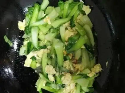 Make Eggs are fried in blue step 2