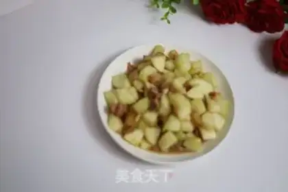 Make The old cucumber with the silk step 5