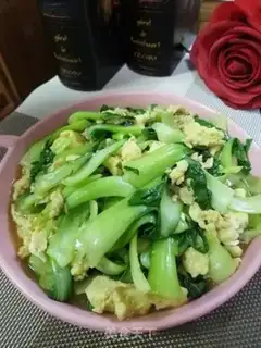 Make Eggs are fried in blue step 4