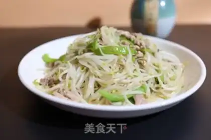Make Pepper bean sprouts step 7