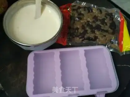 Make The yogurt bean popsicle step 0