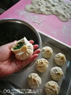 Make radish meat bun step 14