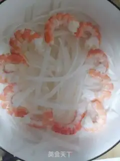 Make Garlic fan steamed shrimp step 2