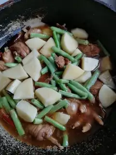 Make Potato chicken step 7