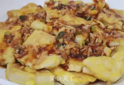 Make Sour sauce tofu step 8