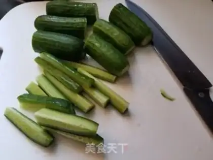 Make Wood and cucumber step 2