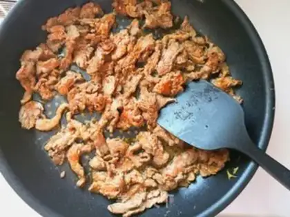 Make Beef fried rice step 3