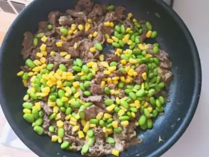 Make Beef fried rice step 4
