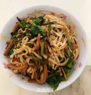 Make A tofu-dry noodles step 5