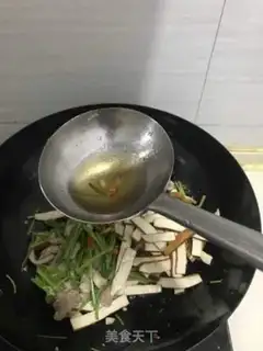 Make Celery beans with fried meat step 7