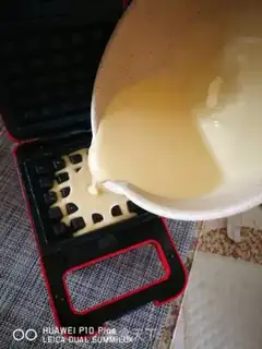 Make Coconut milk waffles step 7