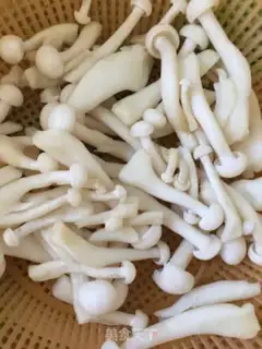Make Seafood mushrooms and fish noodles step 1