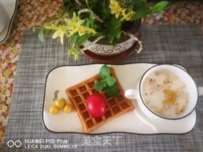 Make Coconut milk waffles step 11