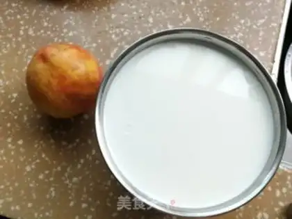 Make Peach yogurt step 0
