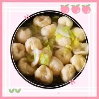Make Seafood mushrooms and fish noodles step 8