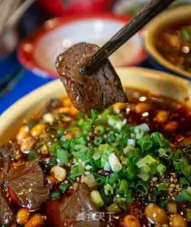 Make Spicy duck blood step 4