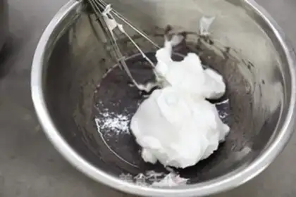 Make Black rice steam cake step 6
