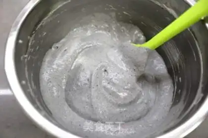 Make Black rice steam cake step 8