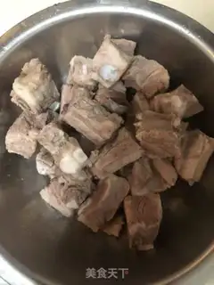 Make Pork chops, mushroom powder step 2