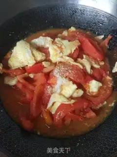 Make Tomato eggs dry noodles step 3