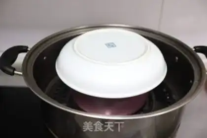 Make Black rice steam cake step 10