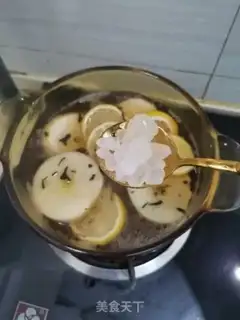Make Lemon tea step 4