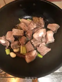 Make Pork chops, mushroom powder step 5