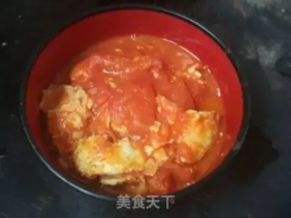 Make Tomato eggs dry noodles step 5
