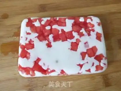 Make Watermelon pudding step 6
