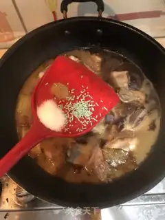 Make Pork chops, mushroom powder step 8