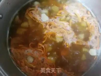Make Carrot mushroom chicken leg soup step 10