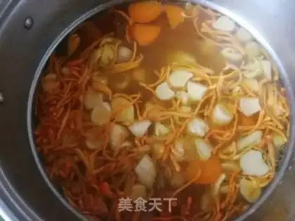 Make Carrot mushroom chicken leg soup step 11