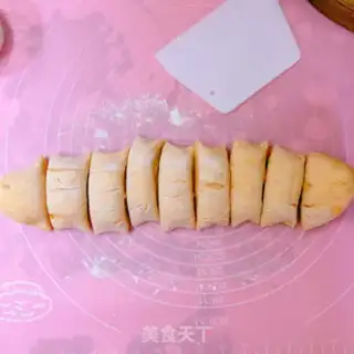 Make Coarse granulates of red potato buns step 5