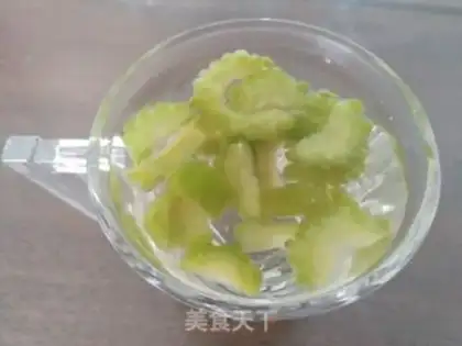 Make Bitter melon honey water step 3